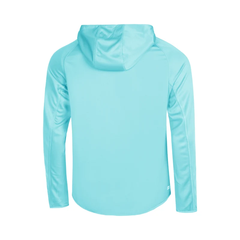 Crew Hood Trainingsjacke Jungen-Hellblau