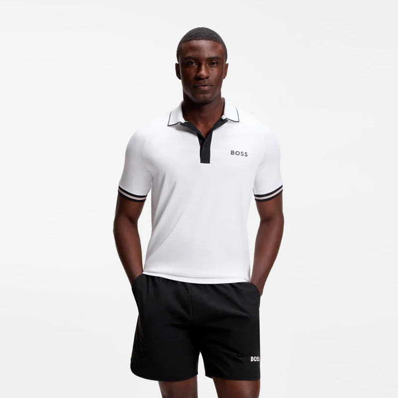Serve Polo Herren-weiß