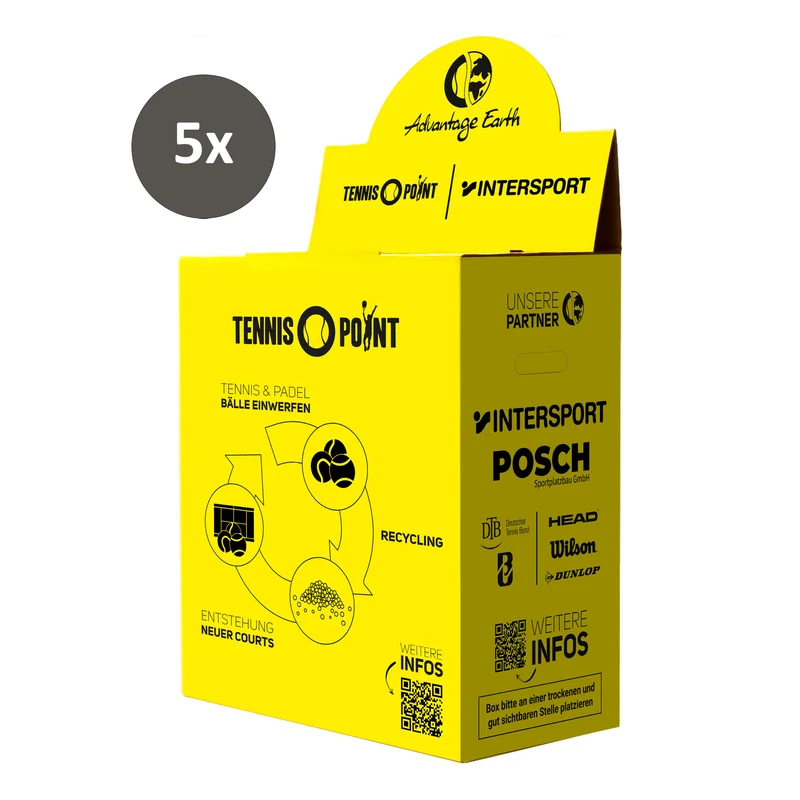 Advantage Earth® Box 5er Pack - gelb, schwarz