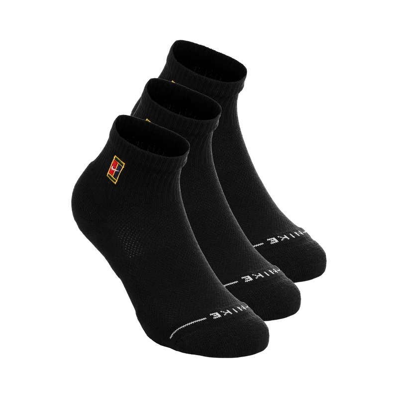 Ankle Tennissocken 3er Pack Unisex - schwarz