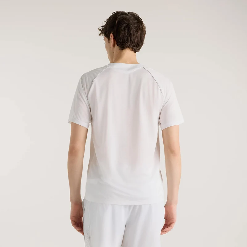 Tournament T-Shirt Herren-weiß, grau