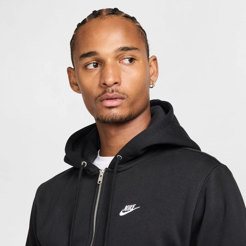 Club Bb Full-Zip Sweatjacke Herren - schwarz