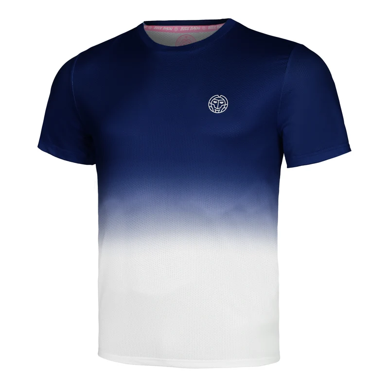 Crew Gradiant T-Shirt Herren-Dunkelblau,Weiß