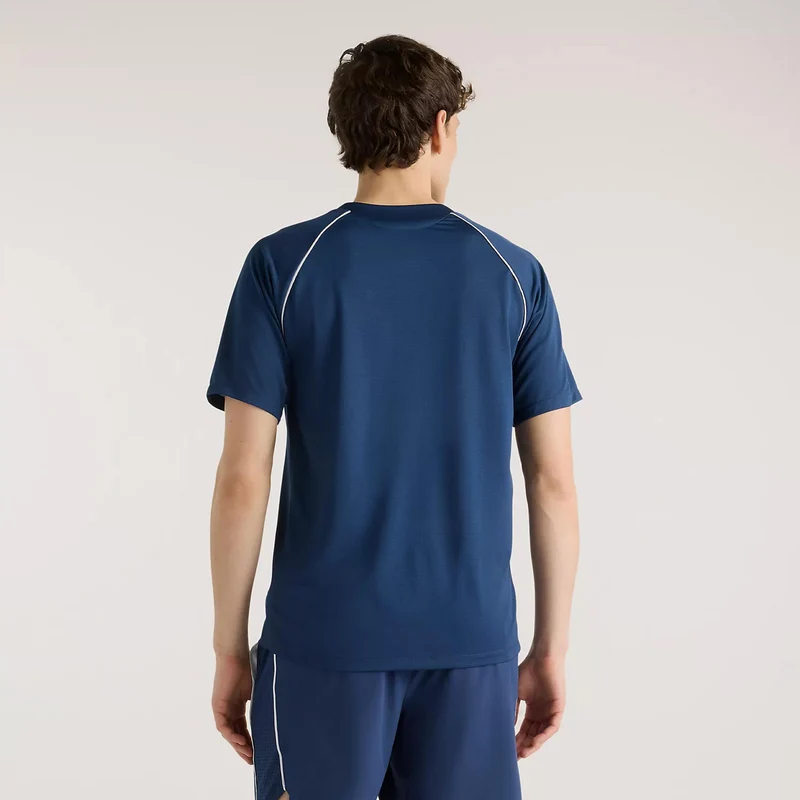 Tournament T-Shirt Herren-dunkelblau, weiß
