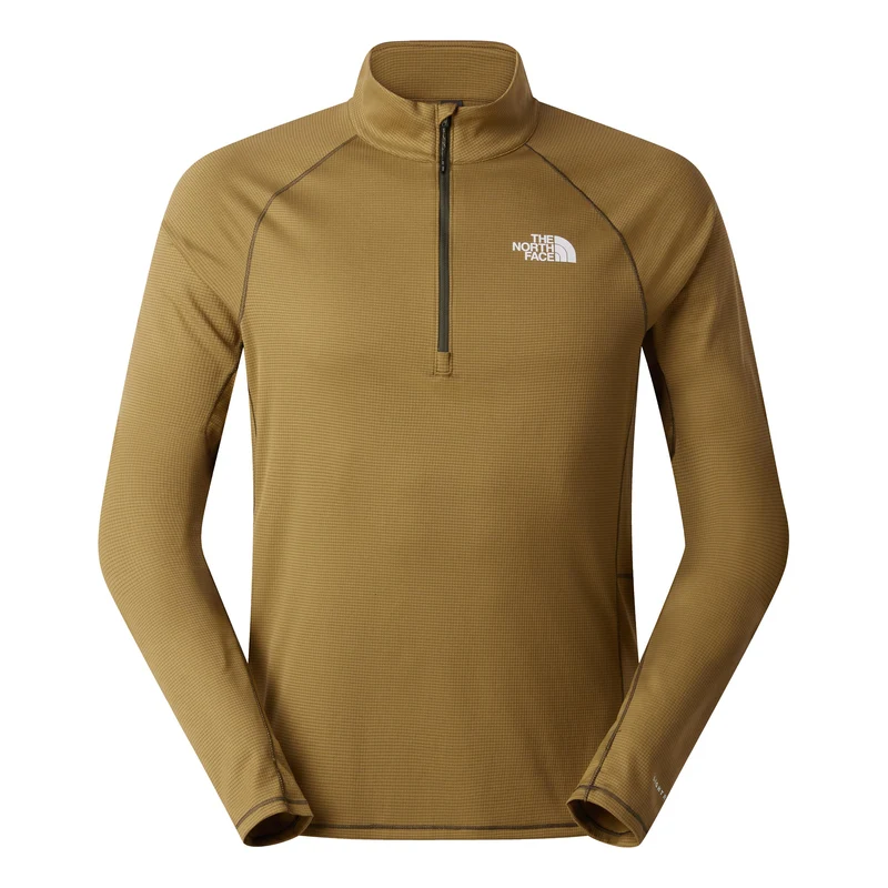 Sunriser 1/4 Zip Laufshirt Herren - braun