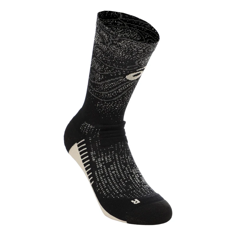 Performance Run Crew Laufsocken Unisex-schwarz