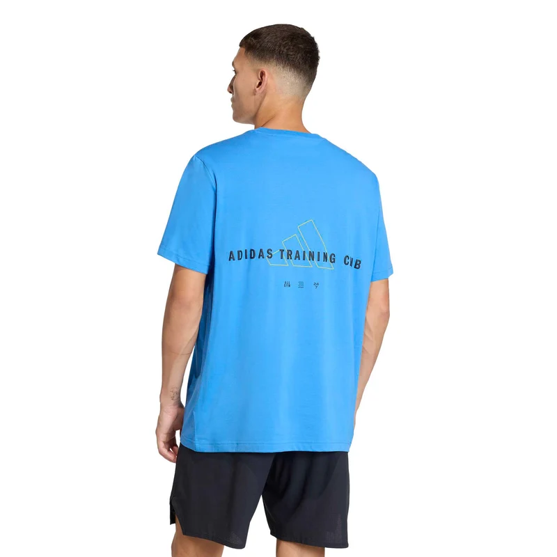 Identity Grpahic T-Shirt Herren - türkis, schwarz