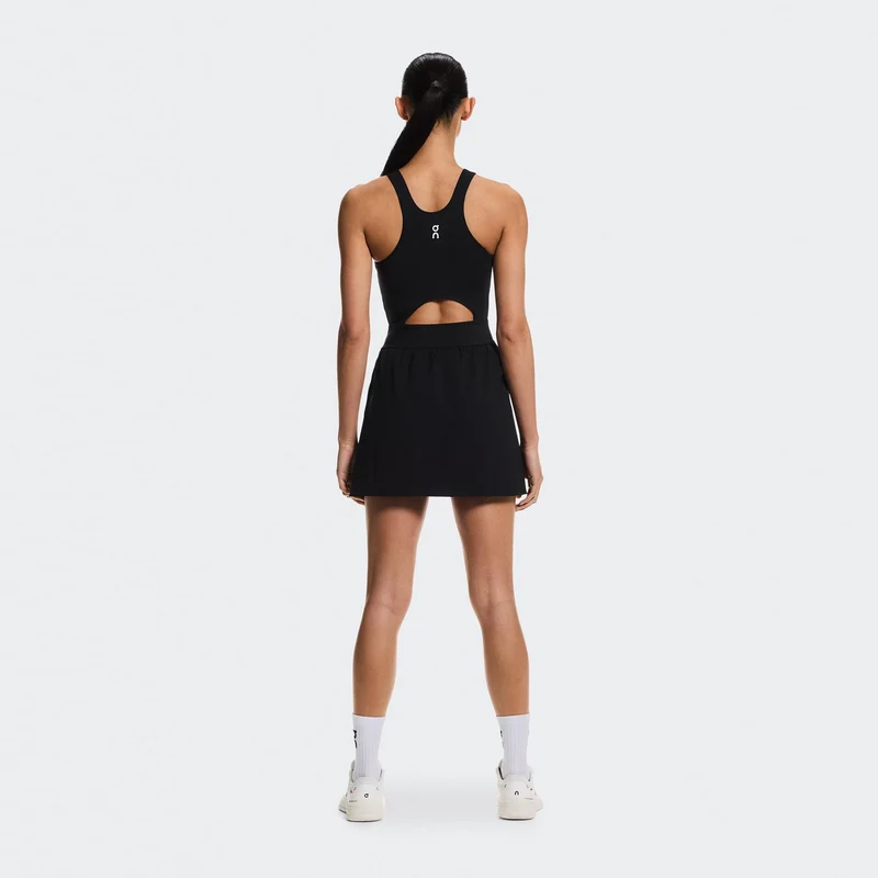 Court Split Kleid Damen - schwarz