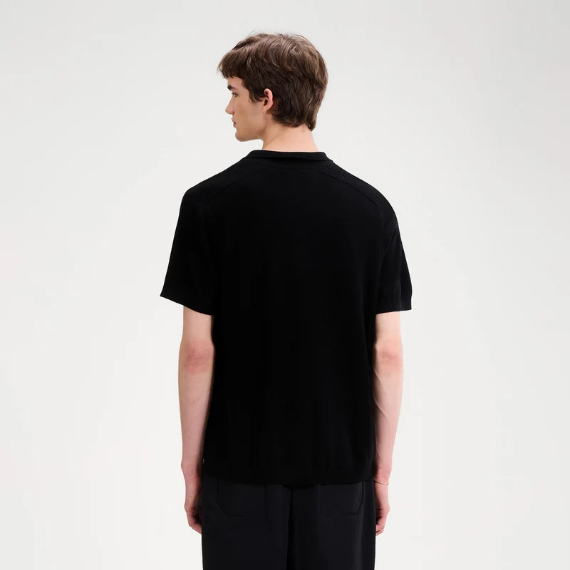 Milanzi Polo Herren - schwarz