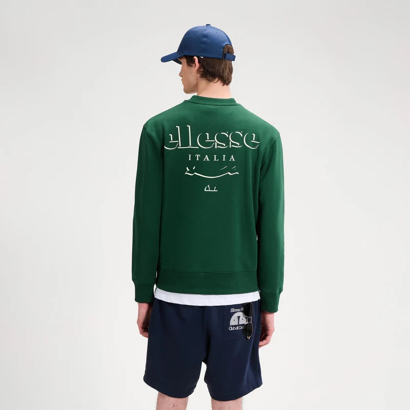 Scroll Sweatshirt Herren - dunkelgrün