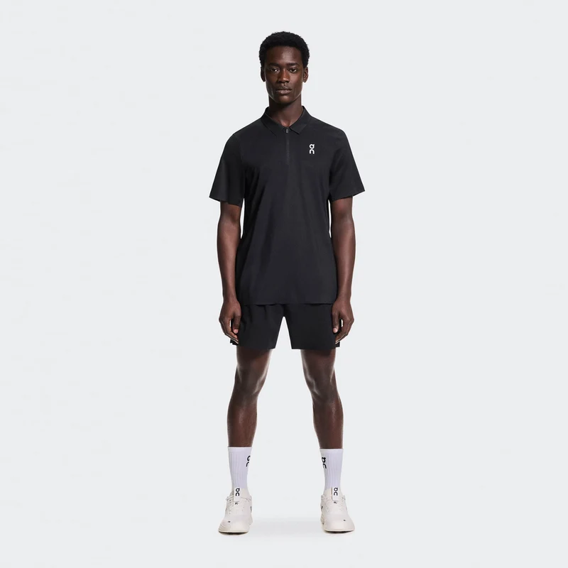 Court Polo Herren - schwarz