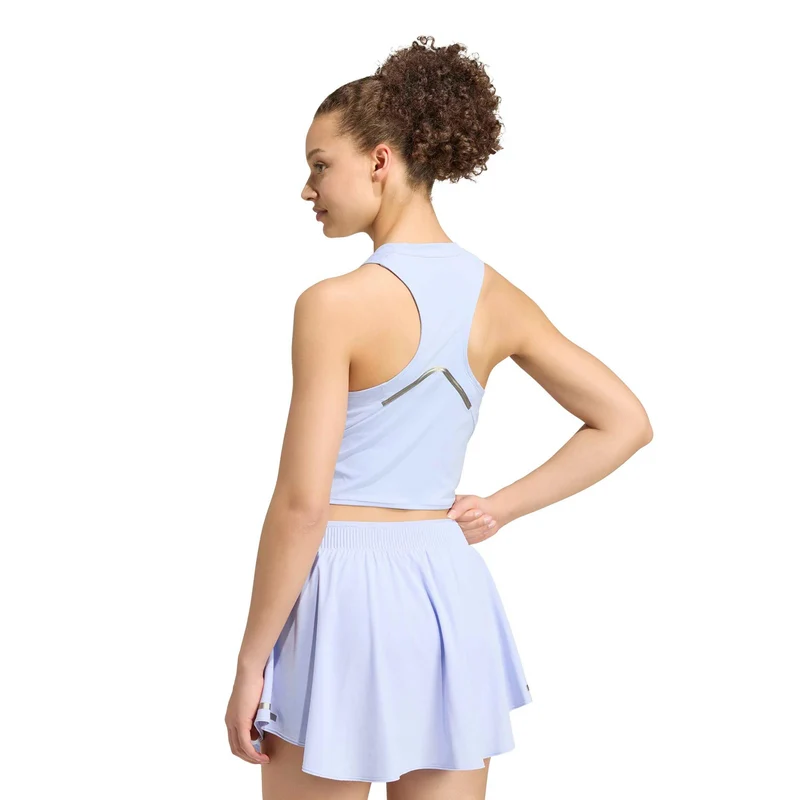 Y- Pro Crop Tank-Top Damen - flieder, silber