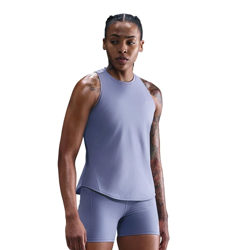Swift Lauftop Damen - blaugrau, silber