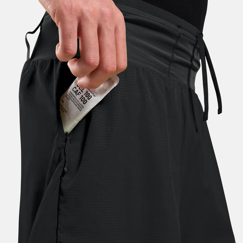 X-Alp Trail 6in 2in1 Laufshorts Herren-schwarz