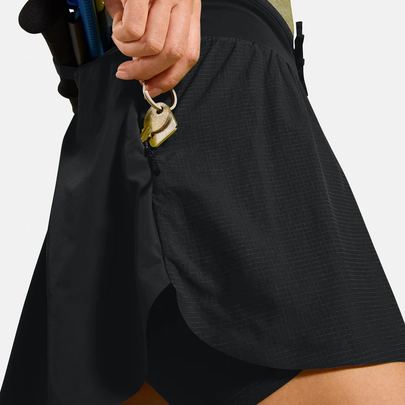 X-Alp Trail Laufshorts Damen-schwarz