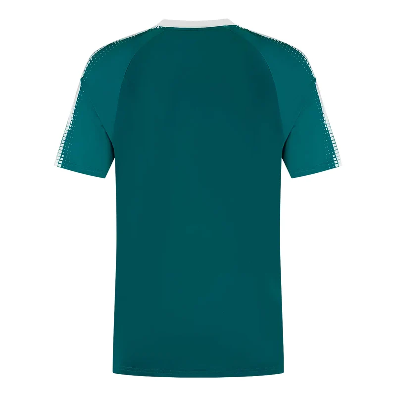 Game T-Shirt Herren-dunkelgrün, weiß