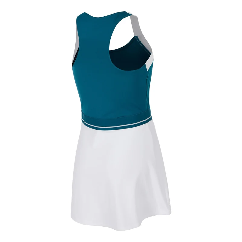 Create Volley Kleid Damen-Petrol,Weiß