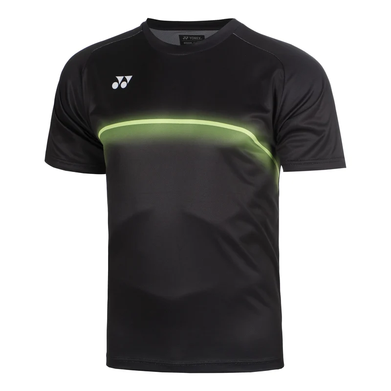 T-Shirt Herren - schwarz, limette