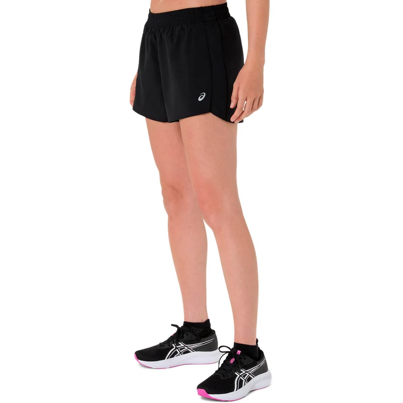 Metarun Split Laufshorts Damen-schwarz