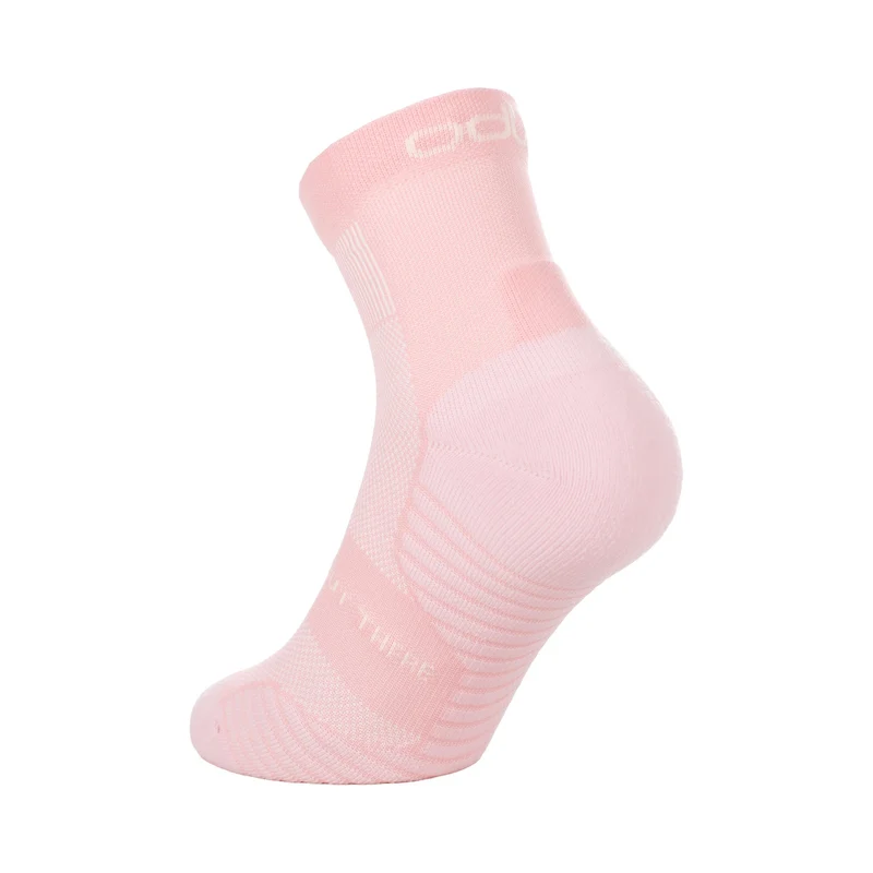 Performance Run Quarter Laufsocken Unisex - pink