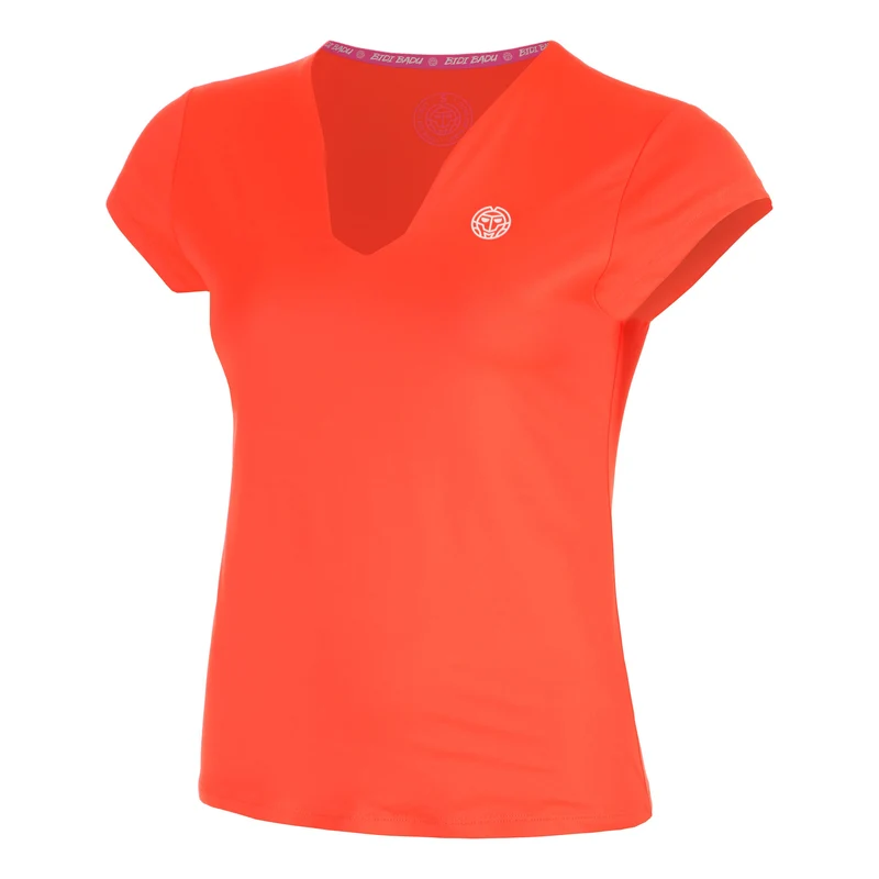 Hey Laguna V-Neck T-Shirt Damen-koralle