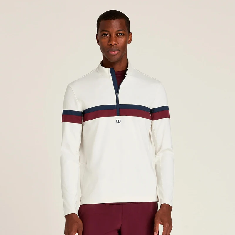 Elevate Performance Half-Zip Longsleeve Herren-sand