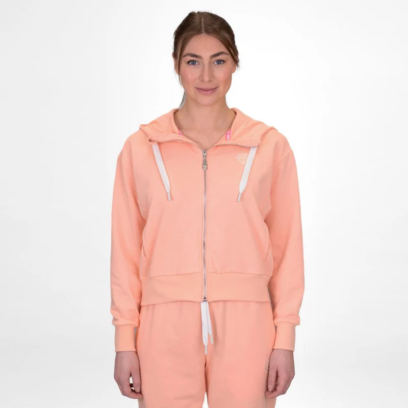 Chill Trainingsjacke Damen-Apricot