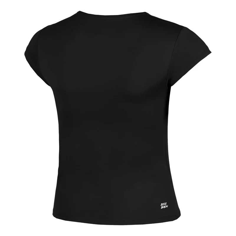 Crew 2.0 V-Neck T-Shirt Damen-schwarz