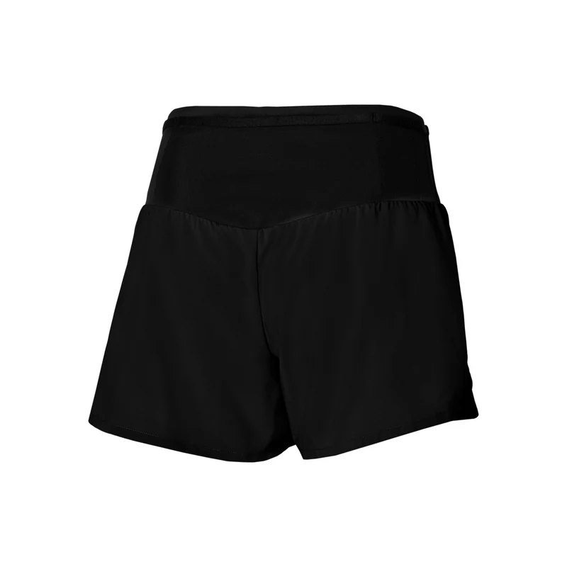 Multi Pocket Laufshorts Damen - schwarz,