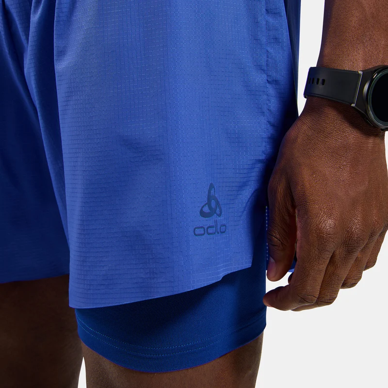 Zeroweight 5in 2in1 Laufshorts Herren-blau, blau