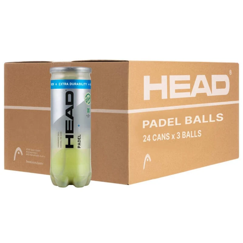 Head Padel Pro+ Padel Balls (3 Pcs.)