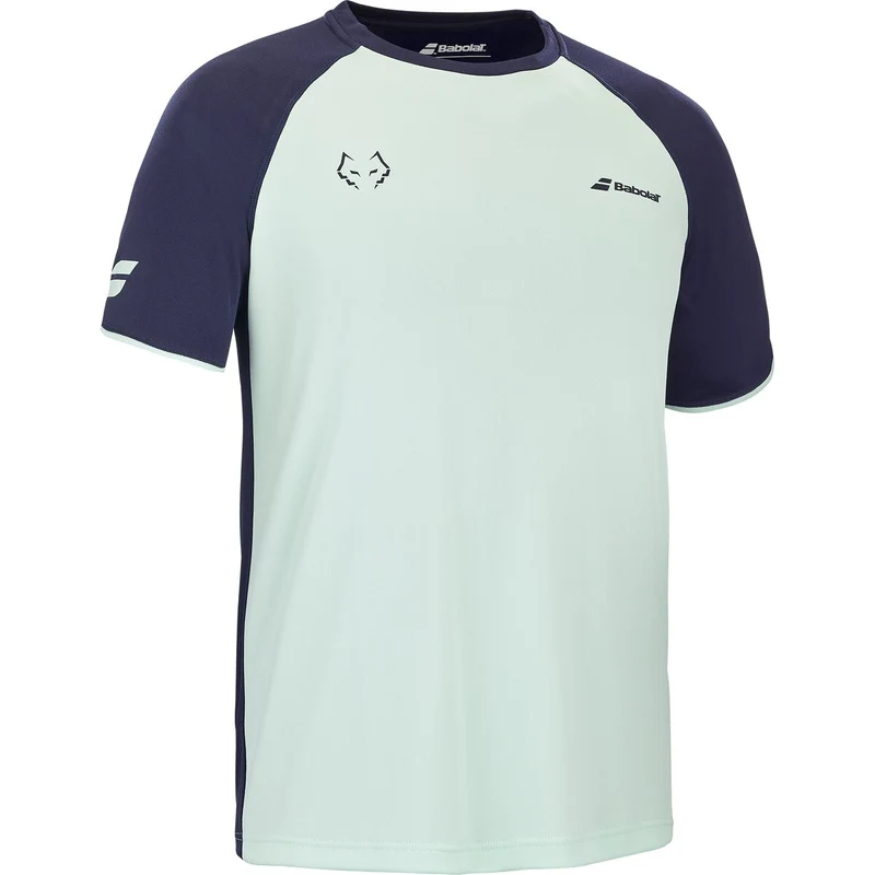 Babolat Crew Neck Tee Juan Lebron (Light Green/Navy)