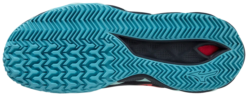 Mizuno Wave Enforce Tour CC Padel Shoes (Collegiate Blue/Soleil/Tanager Turquoise)