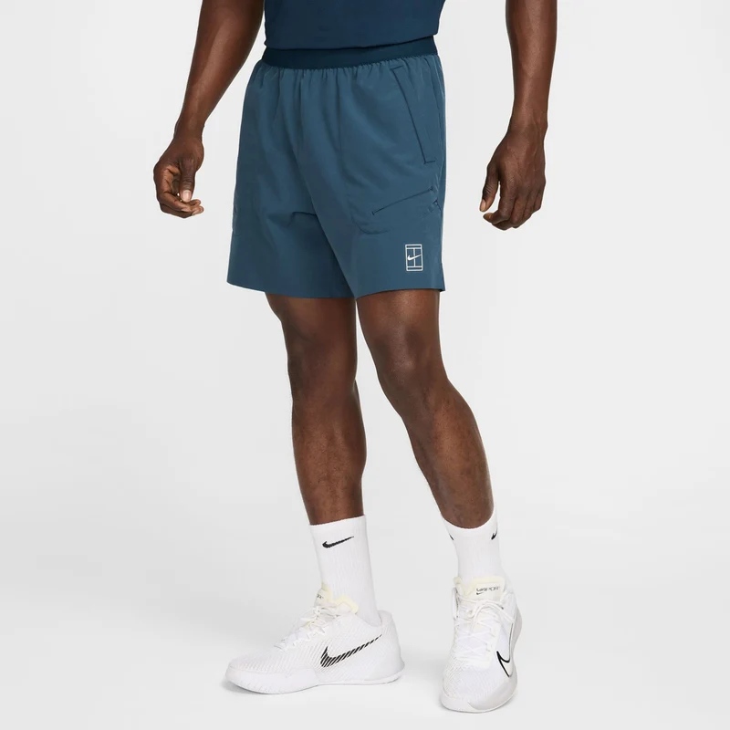 Court Dri-Fit Advantage 6in Shorts Herren-Dunkelblau,Weiß