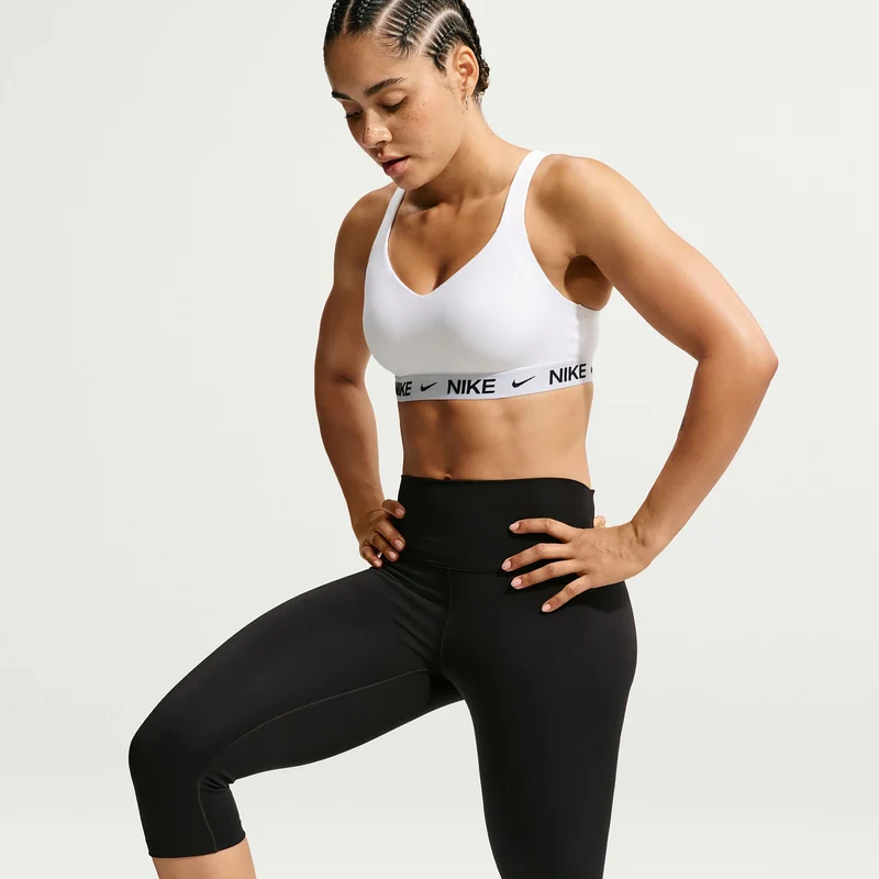Indy High Support Sport-BH Damen - weiß