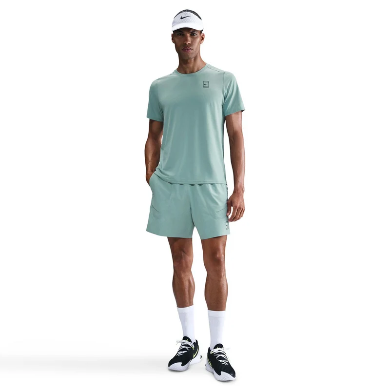 Court Dri-Fit Advantage 6in Shorts Herren-Blaugrau