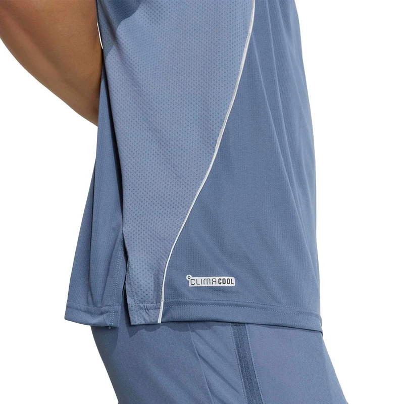 Tech T-Shirt Herren - blaugrau