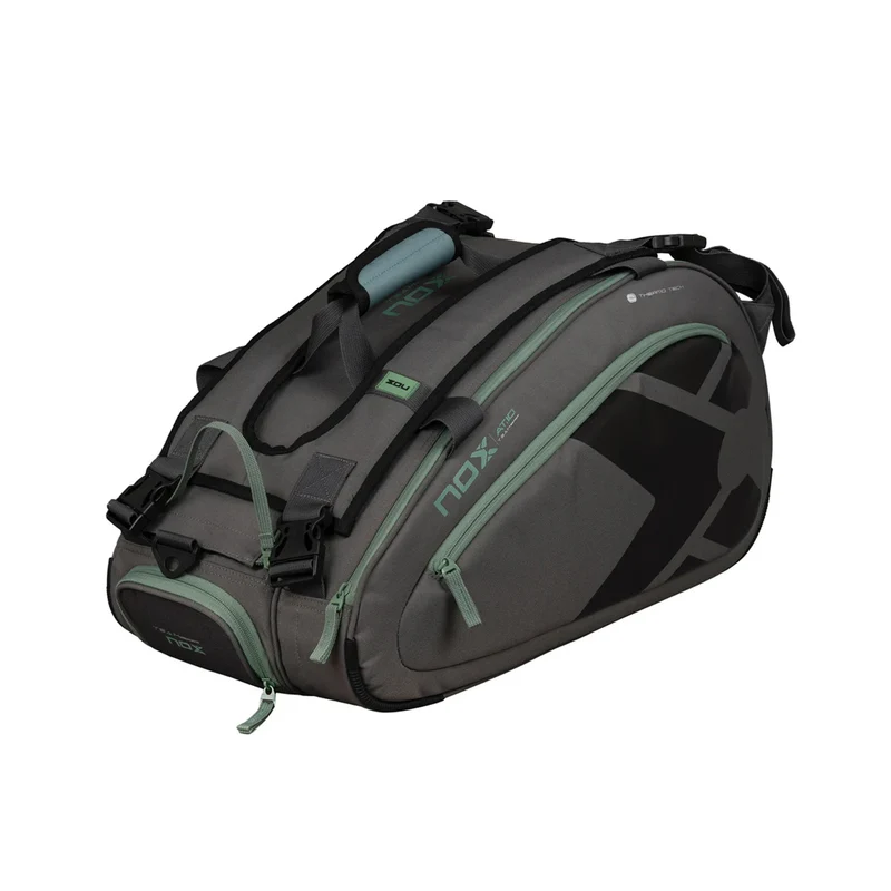 AT10 Team Padelschlägertasche-Grau,Schwarz