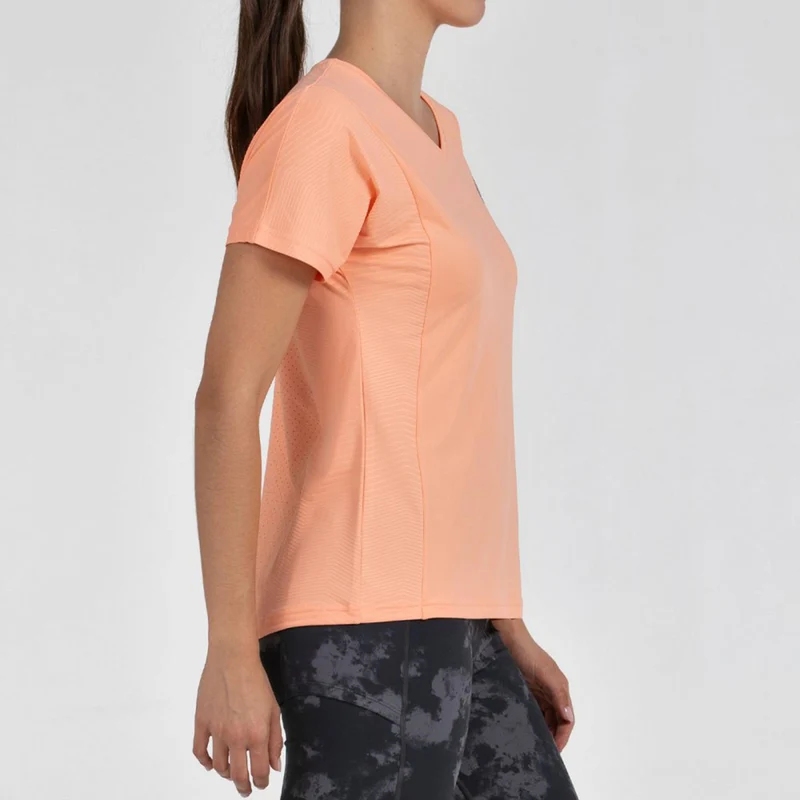 Eches T-Shirt Damen-Apricot