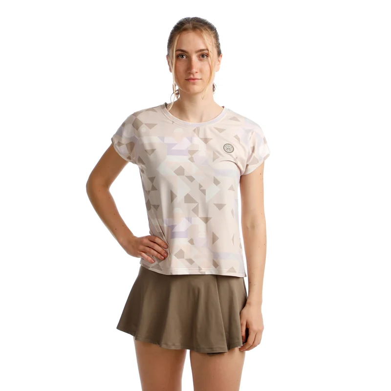 Paris 2025 T-Shirt Damen-Beige