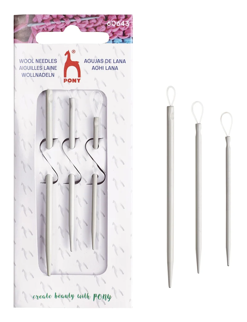 Wollnadel Set in Aluminium