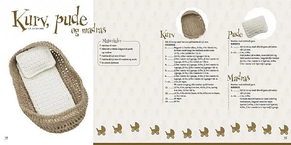 Hæklede babydukker