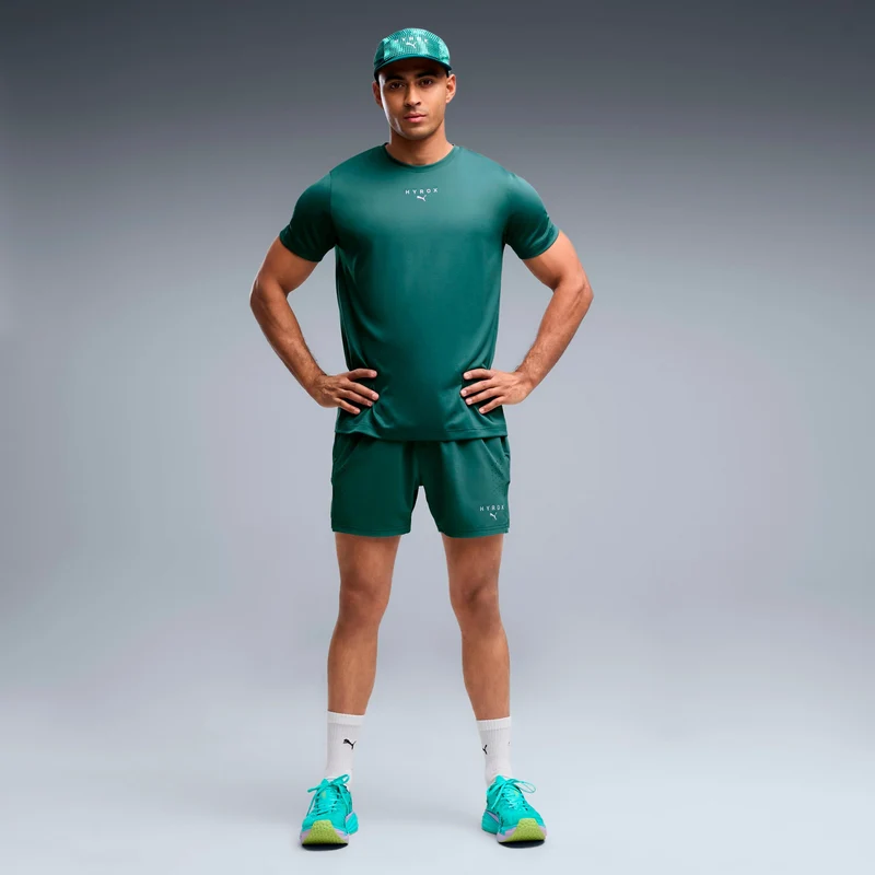 HYROX PWRMODE 5in Laufshorts Herren - grün