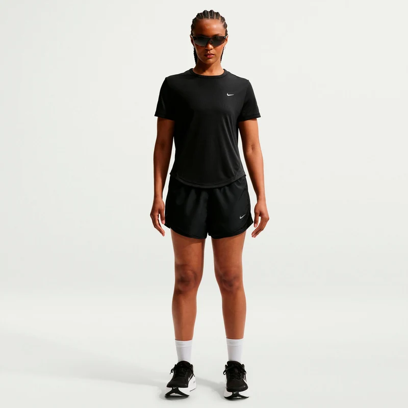 Tempo Laufshirt Damen - schwarz, silber