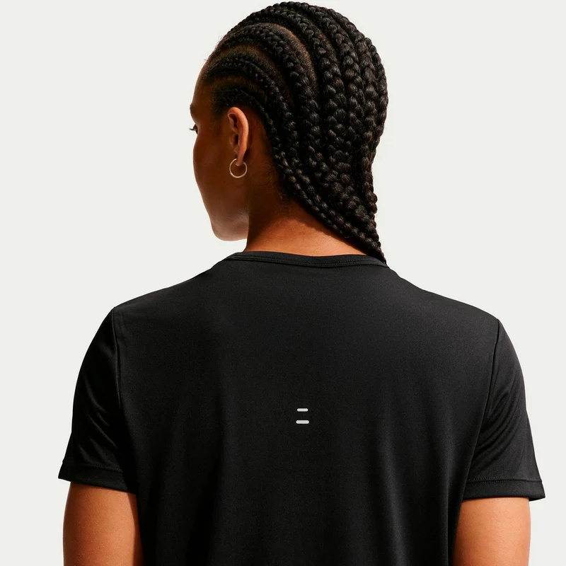 Tempo Laufshirt Damen - schwarz, silber