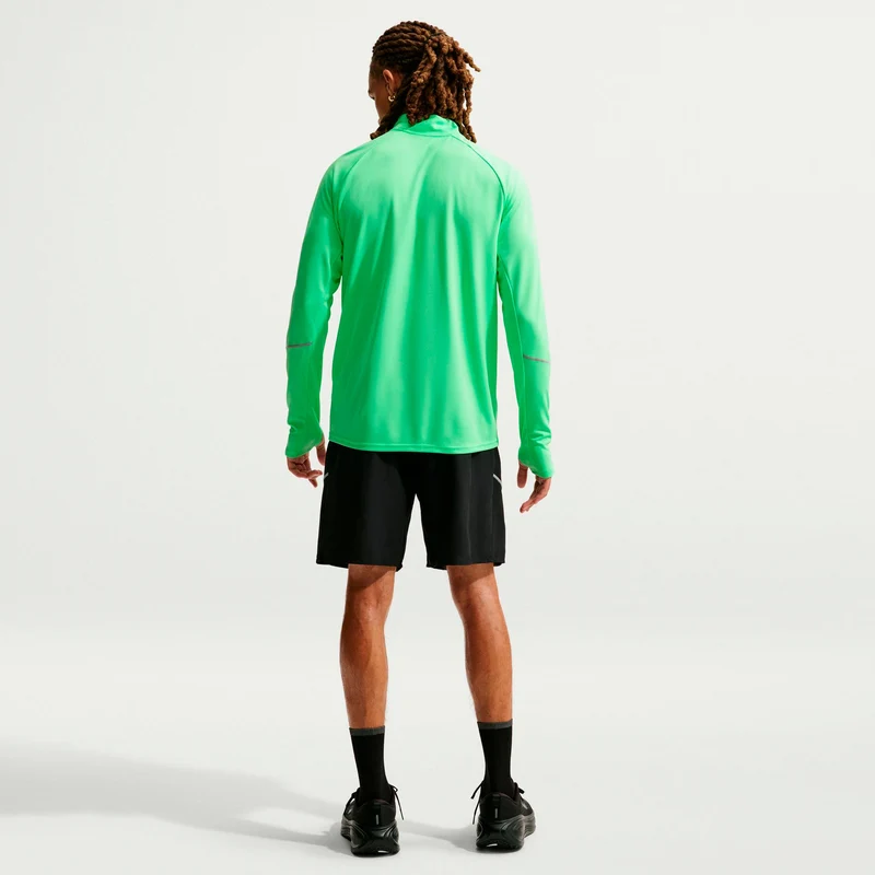 Miler Laufshirt Herren - grün, silber