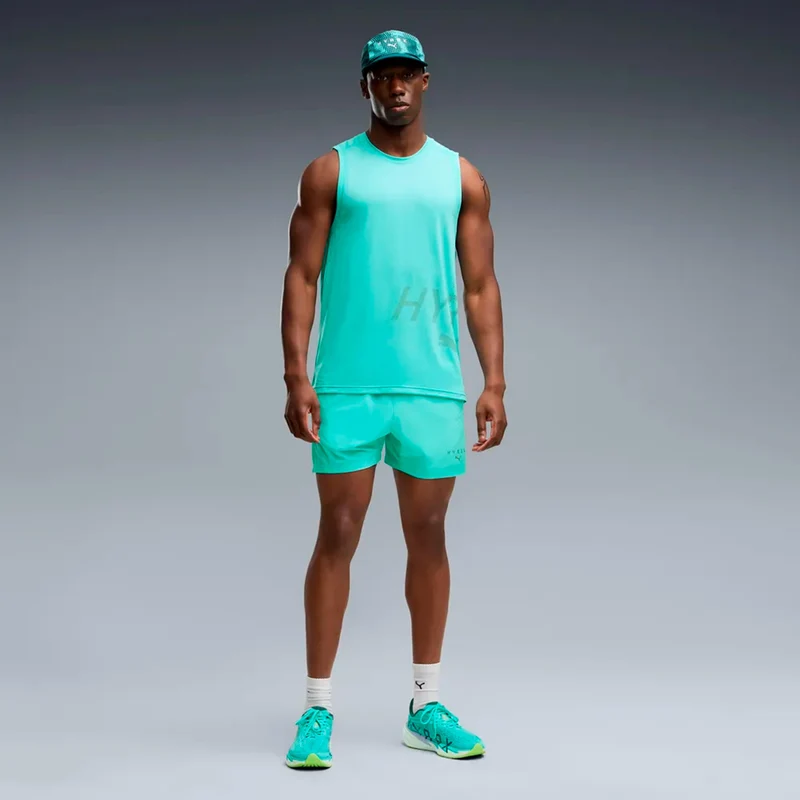 HYROX PWRMODE Training Laufshirt Herren - mint