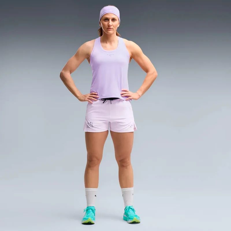 HYROX PWRMODE Laufshirt Damen - flieder