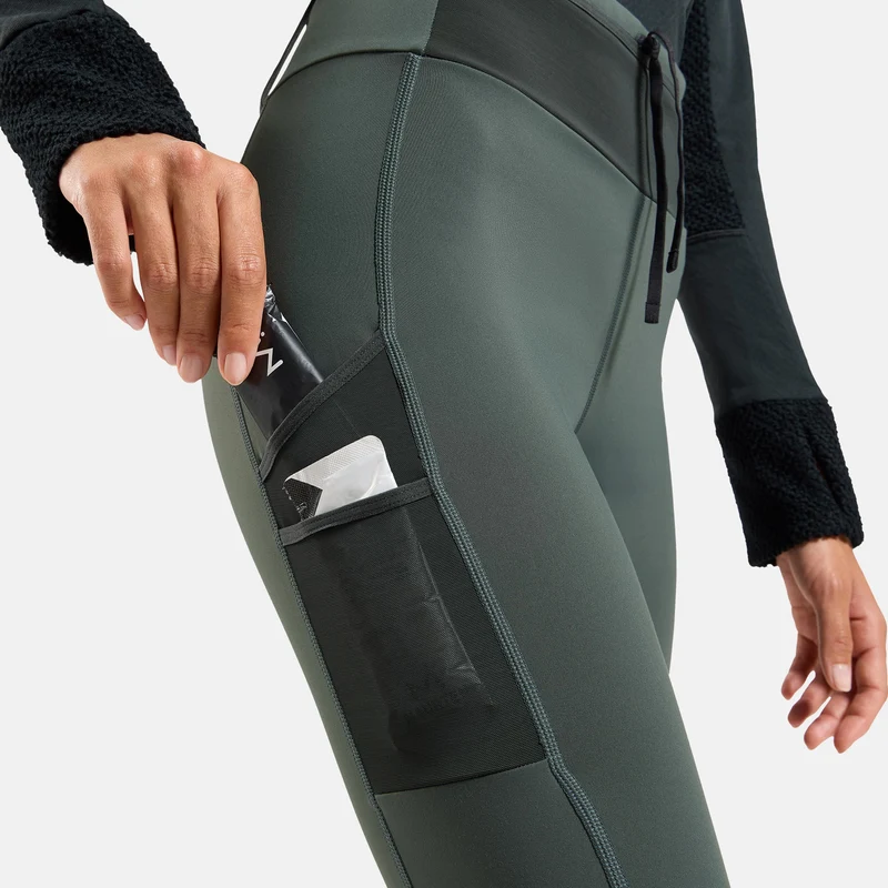 X-Alp Cargo Winter Lauftight Damen - oliv
