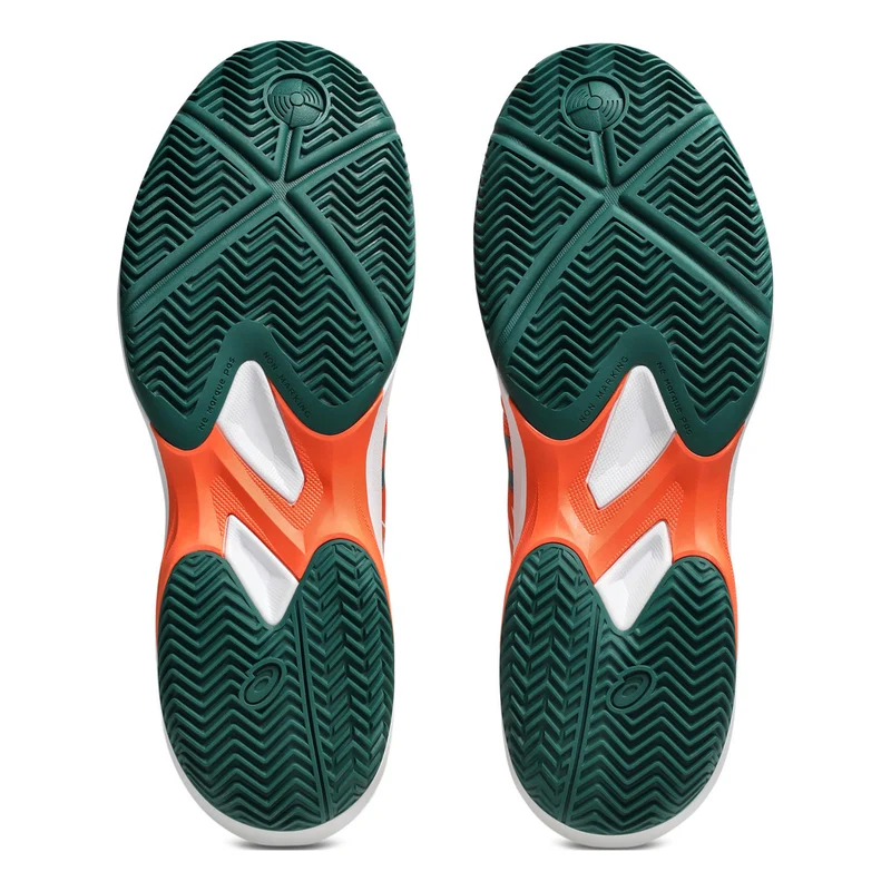 Game FF Padelschuh Herren - neonorange, dunkelgrün
